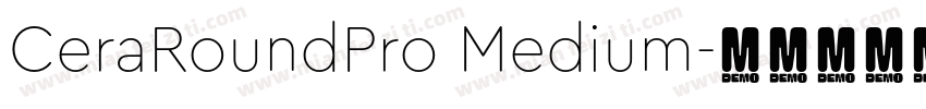 CeraRoundPro Medium字体转换